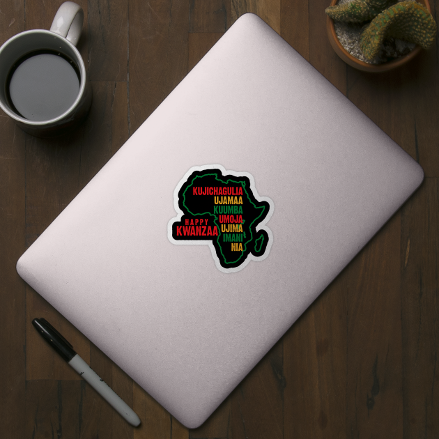 Happy Kwanzaa, The Seven Principles of Kwanzaa by UrbanLifeApparel